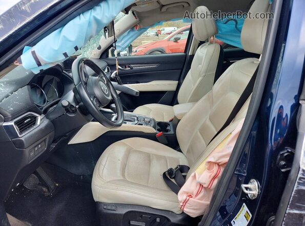 JM3KFBDM0K0678712 2019 MAZDA CX-5 Синий Вид салона спереди