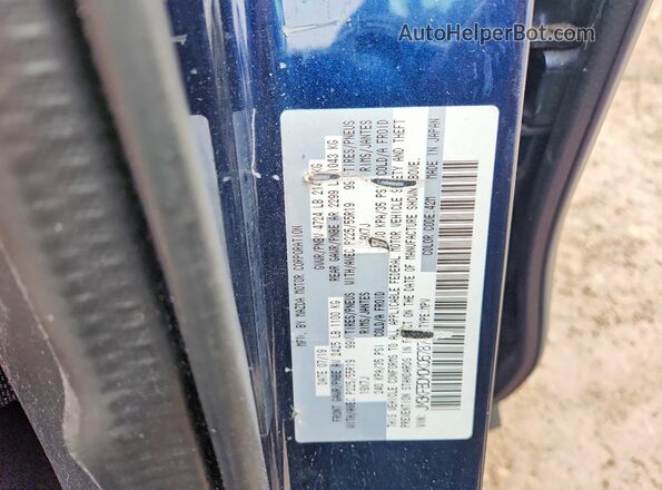 JM3KFBDM0K0678712 2019 MAZDA CX-5 Синий Вид наклейки с VIN-кодом