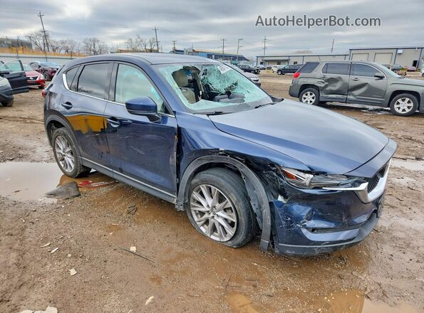 JM3KFBDM0K0678712 2019 MAZDA CX-5 Синий Передняя правая четверть