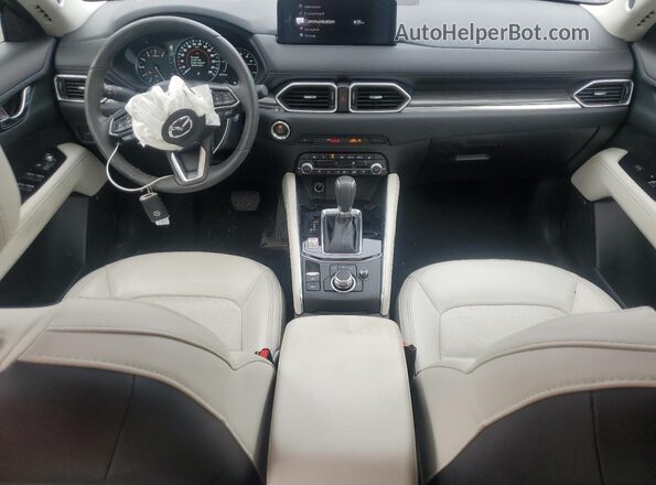 JM3KFBDM0N1595036 2022 MAZDA CX-5 Синий Вид панели приборов