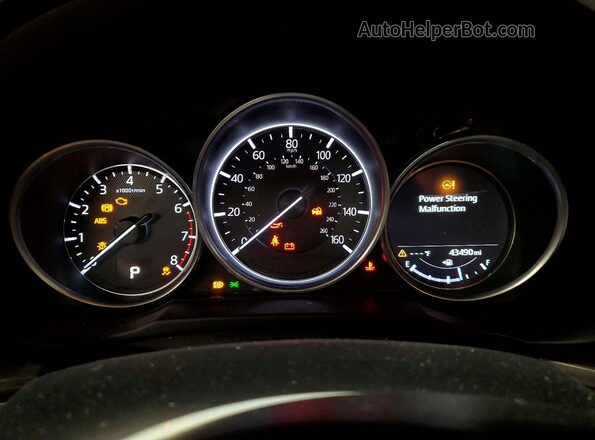 JM3KFBDM1J0345949 2018 MAZDA CX-5 Black Widok zestawu wskaźników