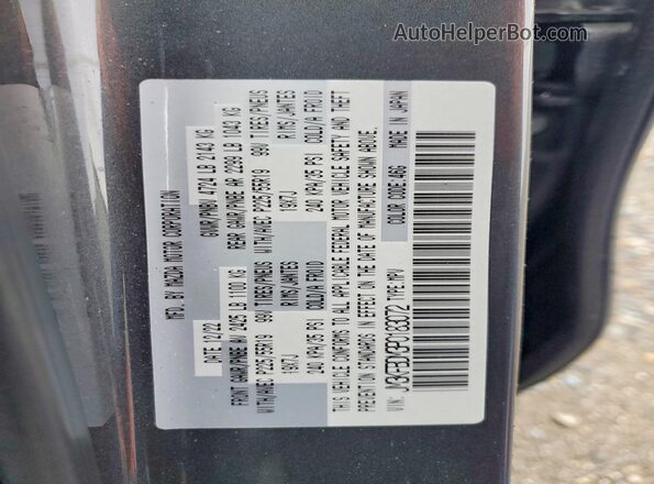 JM3KFBDM3P0183072 2023 MAZDA CX-5 Gray Vista de la etiqueta del VIN