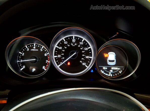 JM3KFBDM4J0440893 2018 MAZDA CX-5 Charcoal Вид щитка приладів