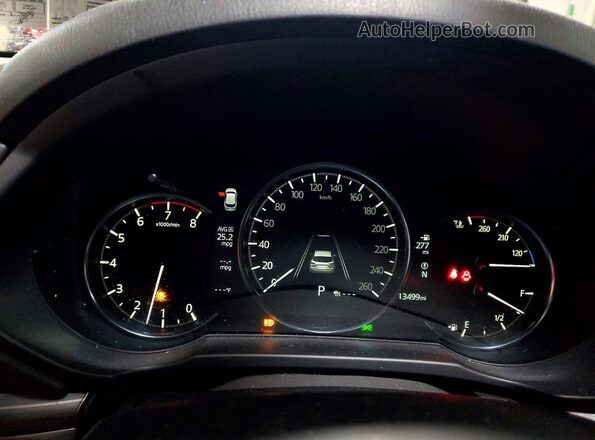 JM3KFBDM4M0392963 2021 MAZDA CX-5 Белый Вид щитка приборов