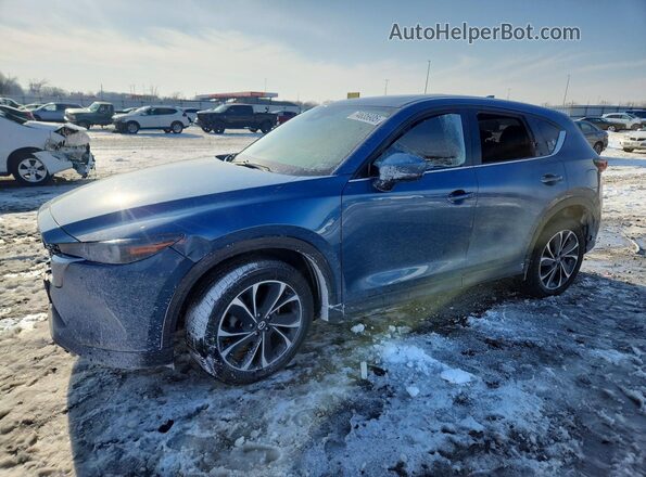 JM3KFBDM5P0109510 2023 MAZDA CX-5 Синий Передняя левая четверть