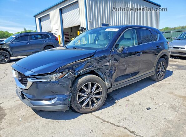 JM3KFBDM6J0342402 2018 MAZDA CX-5 Blue Передня ліва чверть