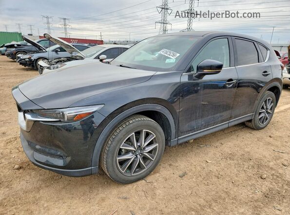 JM3KFBDM8J0433669 2018 MAZDA CX-5 Черный Передняя левая четверть