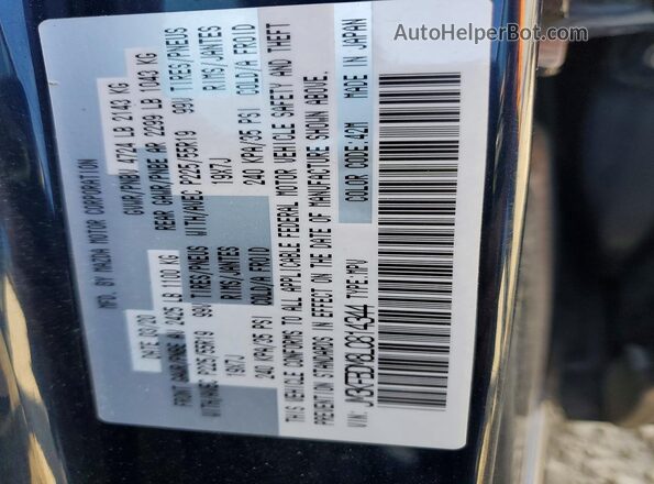 JM3KFBDM8L0814344 2020 MAZDA CX-5 Blue Vista interior de 360 grados