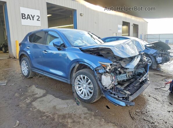 JM3KFBDM9L0728413 2020 MAZDA CX-5 Синий Передняя правая четверть