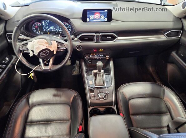JM3KFBDMXK0551739 2019 MAZDA CX-5 Синий Вид панели приборов