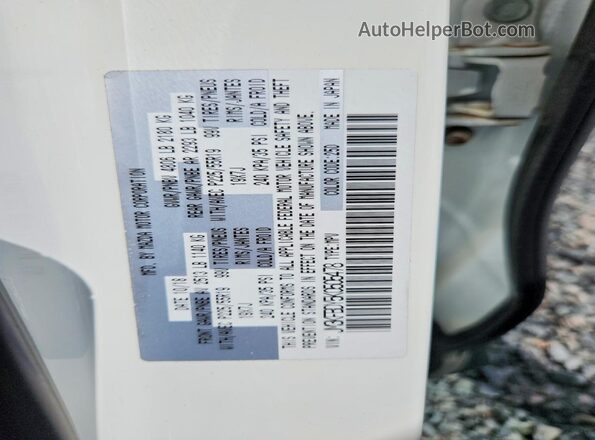 JM3KFBDY5K0505478 2019 MAZDA CX-5 White Вид наклейки з VIN-кодом