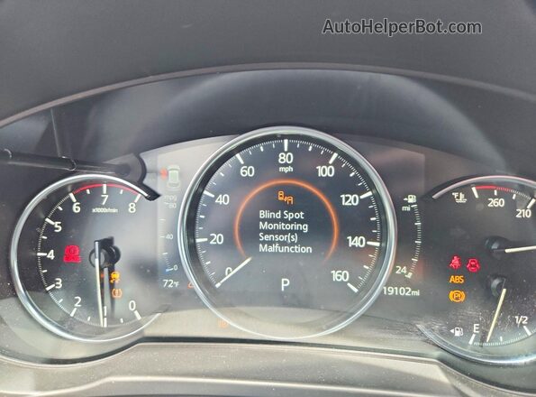 JM3KFBDY9R0453783 2024 MAZDA CX-5 Blue Вид щитка приладів