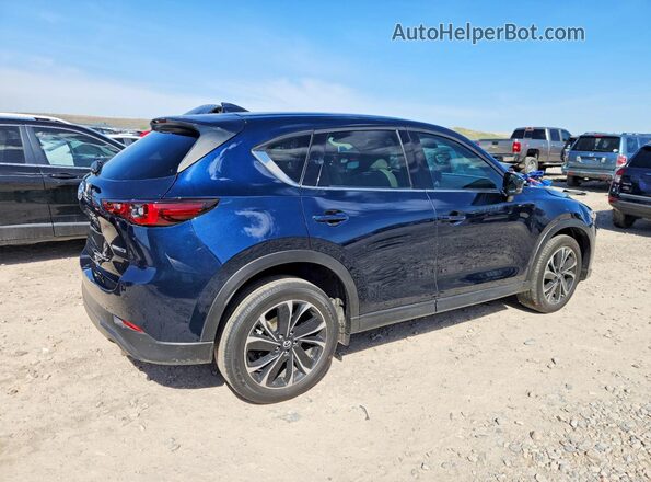 JM3KFBEM0N0644837 2022 MAZDA CX-5 Синий Задняя правая четверть