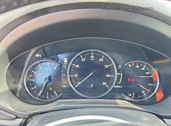 JM3KFBEM0N0644837 2022 MAZDA CX-5 Синий Вид щитка приборов