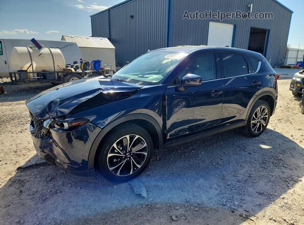 JM3KFBEM0N0644837 2022 MAZDA CX-5 Синий Передняя левая четверть