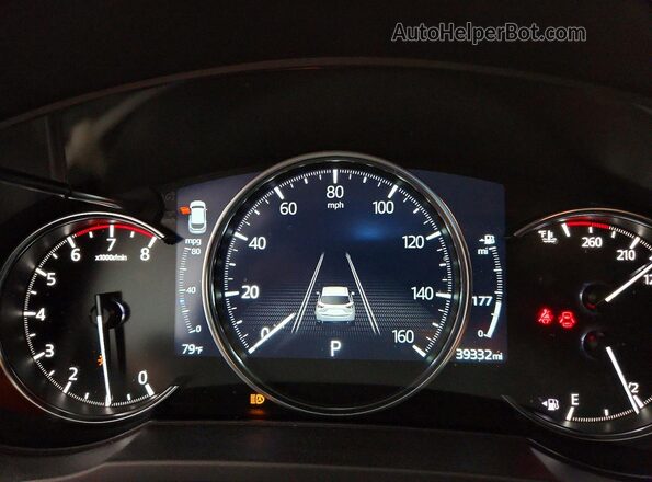JM3KFBEM5N0612501 2022 MAZDA CX-5 Gray Vista del cuadro de instrumentos