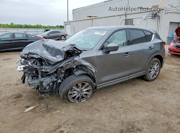 JM3KFBEM7S0623625 2025 MAZDA CX-5 Gray წინა მარცხენა ხედი სამი მეოთხედიდან