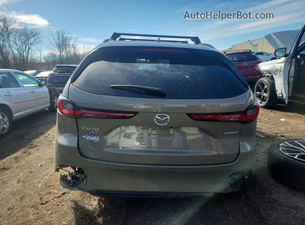 JM3KJDHA2S1100924 2025 MAZDA CX-70 Green Вид ззаду