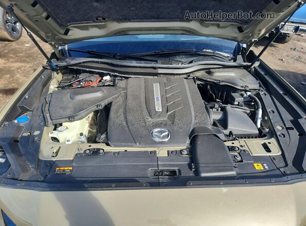 JM3KJDHA2S1100924 2025 MAZDA CX-70 Green Вид задньої частини салону