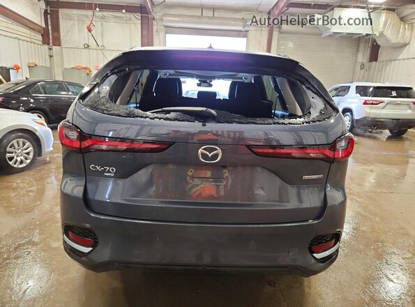 JM3KJDHA2S1106013 2025 MAZDA CX-70 Gray Widok z tyłu