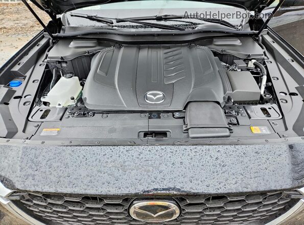 JM3KKAHD9T1369056 2026 MAZDA CX-90 Black Vista del compartimento del motor