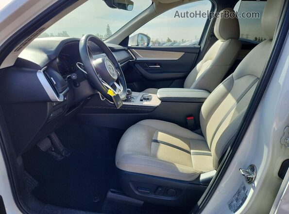 JM3KKBHA0R1156095 2024 MAZDA CX-90 White Widok wnętrza z przodu