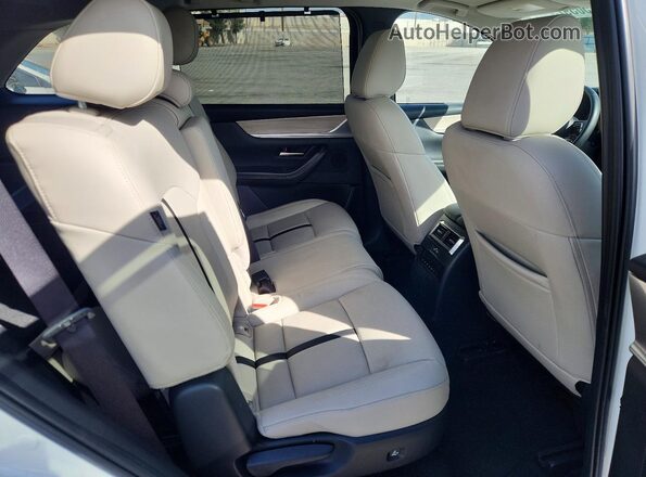 JM3KKBHA0R1156095 2024 MAZDA CX-90 White Widok tylnych siedzeń