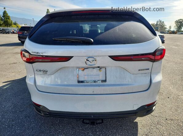 JM3KKBHA0R1156095 2024 MAZDA CX-90 White Widok z tyłu