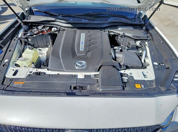 JM3KKBHA0R1156095 2024 MAZDA CX-90 White Widok wnętrza z tyłu