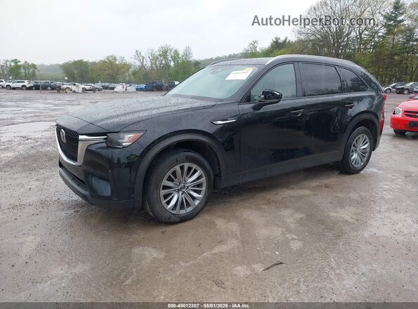 JM3KKBHA6R1120184 2024 MAZDA CX-90 PHEV Черный Передняя левая четверть