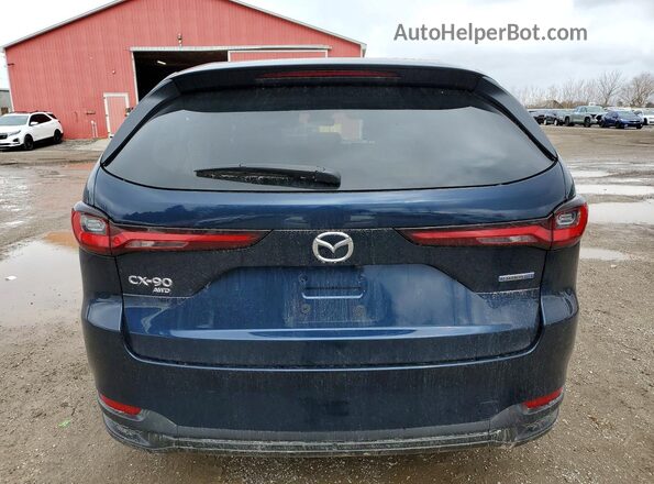 JM3KKBHA6R1176335 2024 MAZDA CX-90 Синий Вид сзади