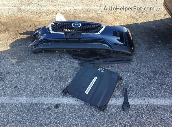 JM3KKBHA8S1198990 2025 MAZDA CX-90 Blue Widok naklejki z numerem VIN