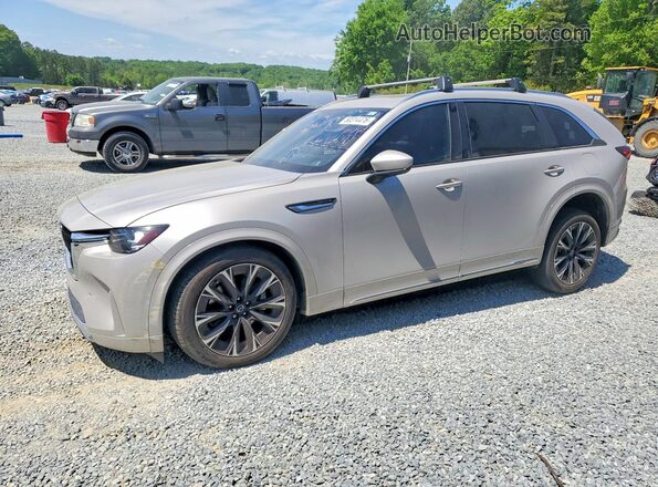 JM3KKDHC8S1203604 2025 MAZDA CX-90 Silver წინა მარცხენა ხედი სამი მეოთხედიდან