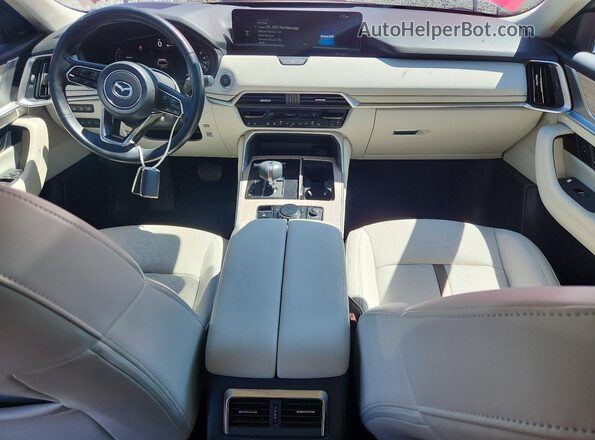 JM3KKDHCXR1116071 2024 MAZDA CX-90 Red Widok deski rozdzielczej