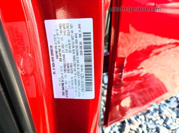 JM3KKDHCXR1116071 2024 MAZDA CX-90 Red Widok komory silnika
