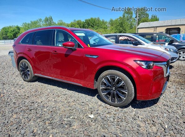 JM3KKDHCXR1116071 2024 MAZDA CX-90 Red Przód prawy