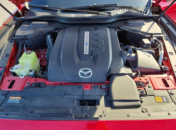 JM3KKEHA7R1127467 2024 MAZDA CX-90 Red Engine compartment view