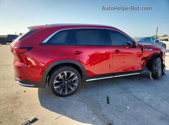 JM3KKEHA7R1127467 2024 MAZDA CX-90 Red Rear right