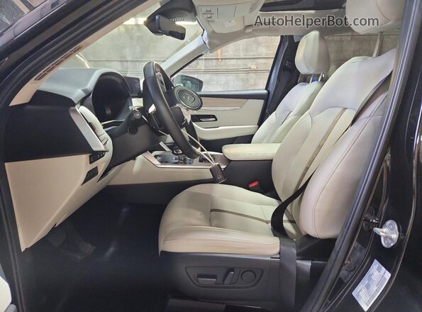 JM3KKEHAXR1140990 2024 MAZDA CX-90 Черный Вид салона спереди