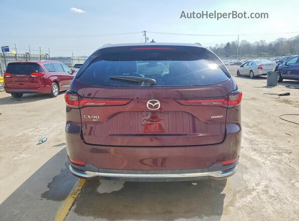 JM3KKEHC2S1223109 2025 MAZDA CX-90 Burgundy Vista trasera