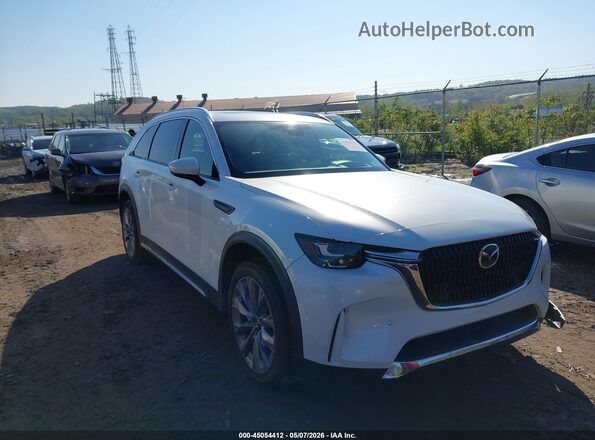 JM3KKEHD1R1101280 2024 MAZDA CX-90 Белый Передняя правая четверть