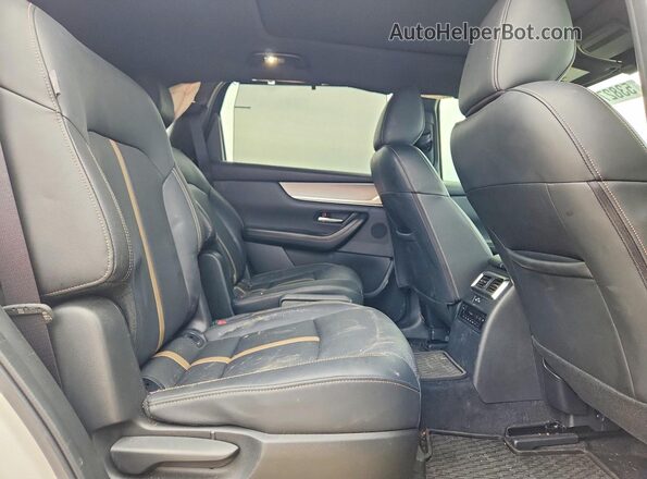 JM3KKEHD7R1144277 2024 MAZDA CX-90 White Widok wnętrza z tyłu
