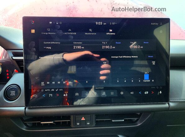 JM3KMEHA3T0101827 2026 MAZDA CX-5 Красный Вид щитка приборов