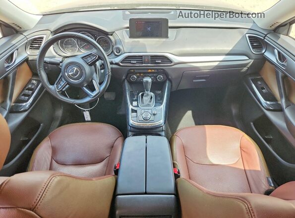 JM3TCABY4G0126134 2016 MAZDA CX-9 Brown Вид панелі приладів
