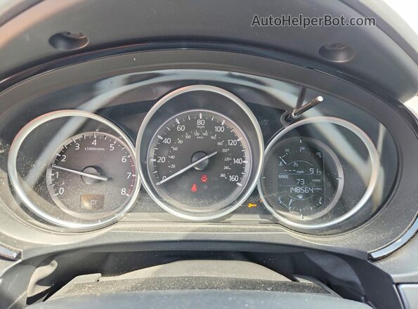 JM3TCABY4G0126134 2016 MAZDA CX-9 Brown Вид щитка приладів
