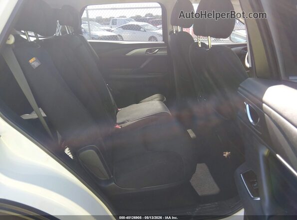 JM3TCABY4M0501385 2021 MAZDA CX-9 White Widok naklejki z numerem VIN