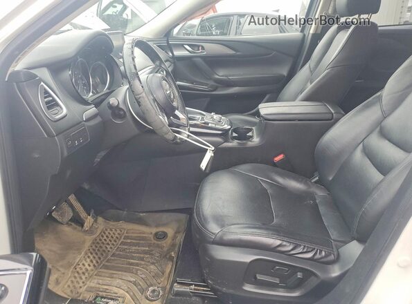 JM3TCACY2J0223628 2018 MAZDA CX-9 Белый Вид салона спереди
