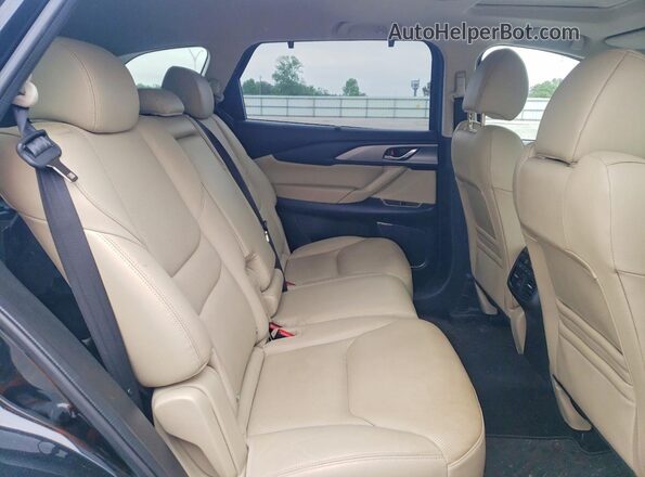JM3TCACY2J0227128 2018 MAZDA CX-9 Black Widok wnętrza z tyłu
