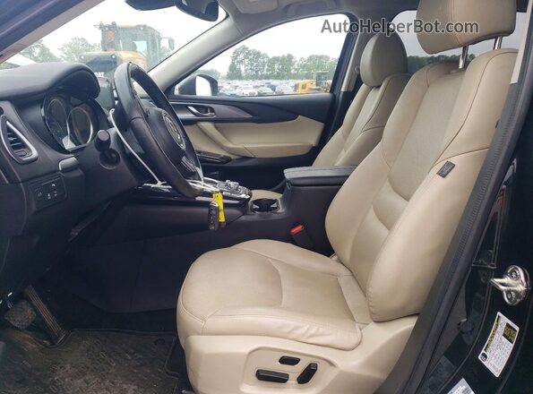 JM3TCACY2J0227128 2018 MAZDA CX-9 Black Widok wnętrza z przodu