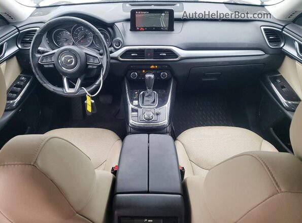JM3TCACY2J0227128 2018 MAZDA CX-9 Black Widok deski rozdzielczej